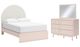Signature Design by Ashley® Wistenpine 3-Piece Blush Full Upholstered Panel Bed Set-0