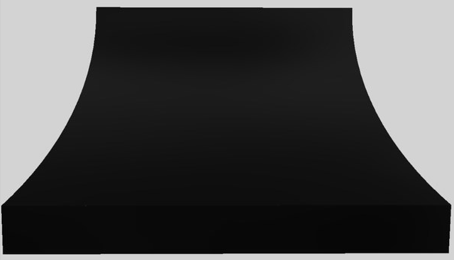 Vent-A-Hood® Designer Series 54" Black Island Range Hood-0