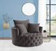 ACME Furniture Zunyas Gray Swivel Accent Chair-1