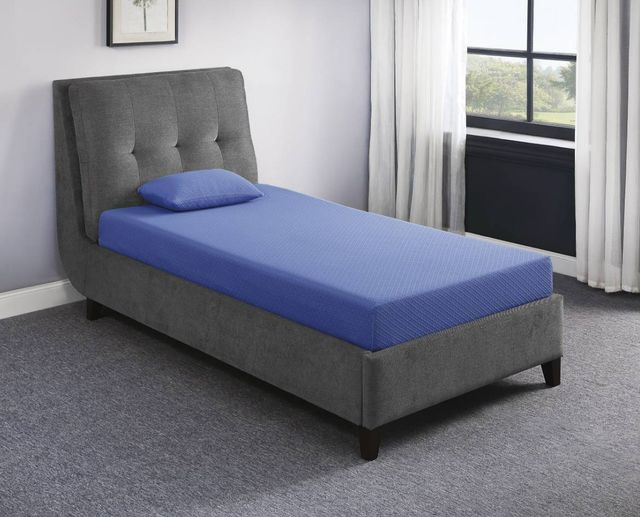 Homelegance® Leo 7" Firm Gel Infused Memory Foam Box Top Twin Mattress and Pillow-1