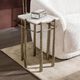 Classic Home Jasmine Moonstone White End Table-1