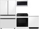 Samsung 4 Piece White Glass Kitchen Package-0