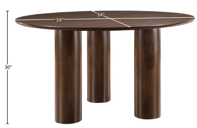 Meridian Furniture Colosseum Brown Dining Table-3