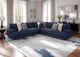 Franklin™ Neptune 3-Piece Maples Denim L-Shape Sectional-1