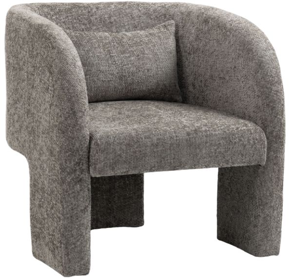 Meridian Furniture Sawyer Gray Chenille Accent Chair-0