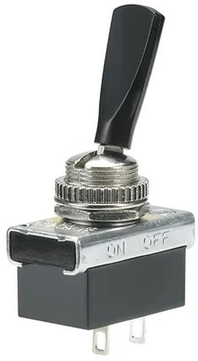 RadioShack 10 A, 125 VAC; 6 A at 250 VAC SPST Heavy Duty Toggle Switch-0