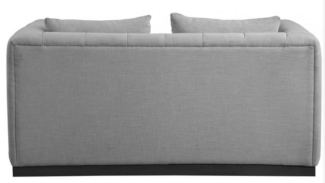Meridian Furniture Lucia Grey Linen Textured Loveseat-3