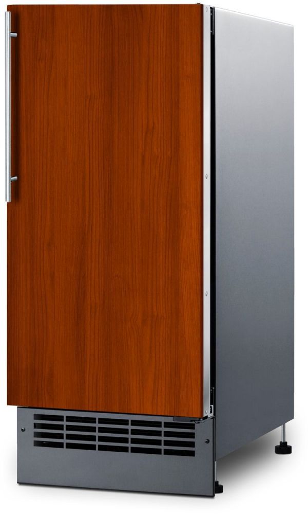 Summit® 15" 25 lb. Panel Ready Ice Maker-3