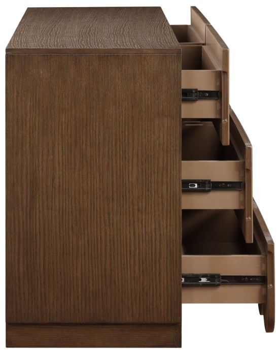 Meridian Furniture Scallop Brown Dresser-3