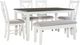Powell® Jane 6-Piece Beige/Dark Gray/Vanilla White Dining Set-0