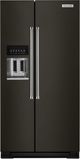 KitchenAid® 22.65 Cu. Ft. Black Stainless Steel with PrintShield™ Finish Counter Depth Side-By-Side Refrigerator-0