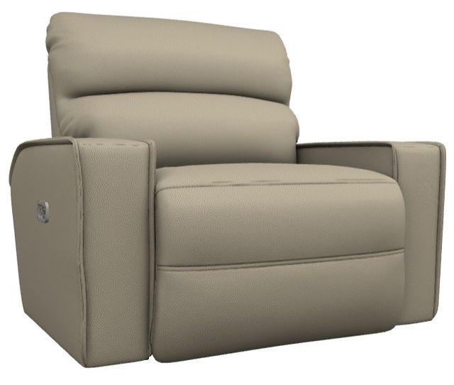 La-Z-Boy® Maddox Sand Power Reclining Chair and a Half with Headrest-0