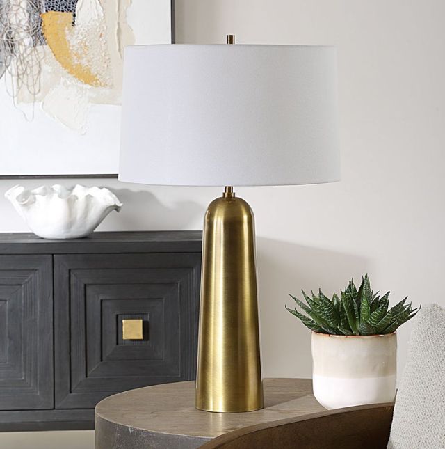 Uttermost® Flinchem Brass Table Lamp-1