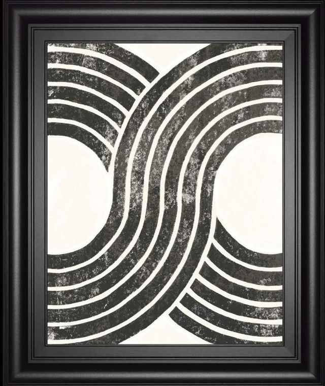 Classy Art Over the Rainbow BW II by Moira Hershey Wall Art-0
