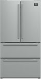 FORNO® Moena 36" 19.2 Cu. Ft. Stainless Steel French Door Refrigerator-0