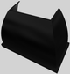 Vent-A-Hood® Designer Series 48" Black Wall Mounted Range Hood-5