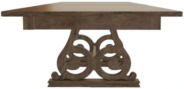 Mavin Customizable  84" Rectangular Extendable Dining Table with 18" Leaf-2