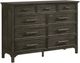 Intercon Hawthorne Burnished Clay 9-Drawer Dresser-0