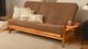 Kodiak Furniture Phoenix Marmont Mocha/Butternut Queen Futon with Mattress-1