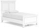 Signature Design by Ashley® Fortman White Twin Panel Bed-0
