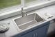 Elkay Lustertone® Classic Lustrous Satin 33" x 22" x 12" 3-Hole Single Bowl Drop-in Sink-2
