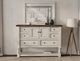 International Furniture Direct Stone Ivory Dresser-1