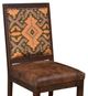 Horizon Home® Santa Fe Brown-Orange Upholstered Dining Side Chair-1