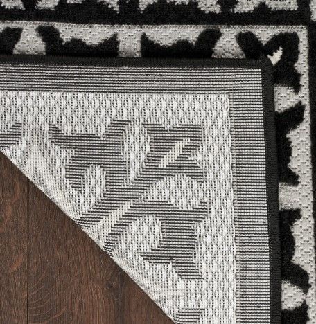Nourison Home™ Aloha Black White 5'x8' Style 2 Area Rug-2