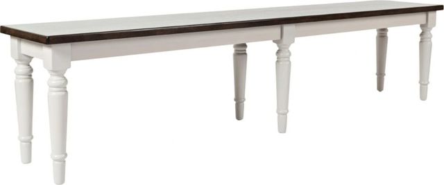 Jofran Inc. Orchard Park Brown/Light Gray 76" Bench-0