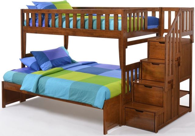 Lit superposé - avec rangement double Peppermint Night & Day Furniture®