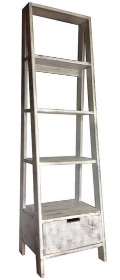 TEI Canyon White Curio Ladder