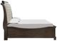 New Classic® Home Furnishings Lyndhurst Walnut California King Panel Storage Bed-3