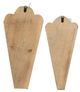 A & B Home 2-Piece Brown Grand Jardin Conical Wall Set-3