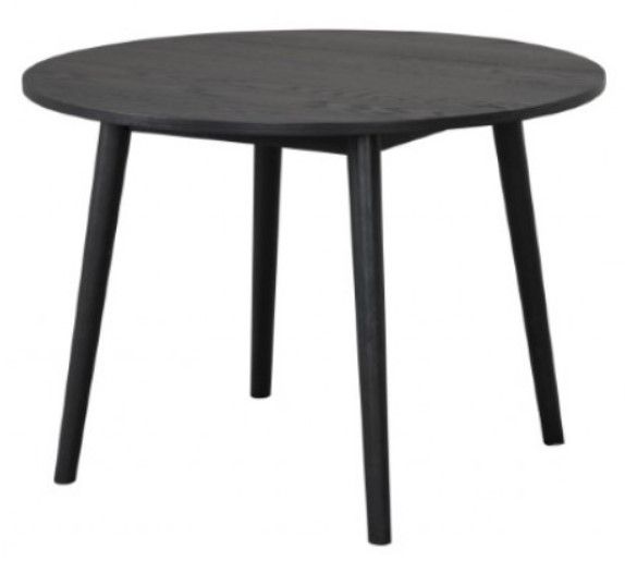 Furniture of America® Yate Black Round Dining Table-0