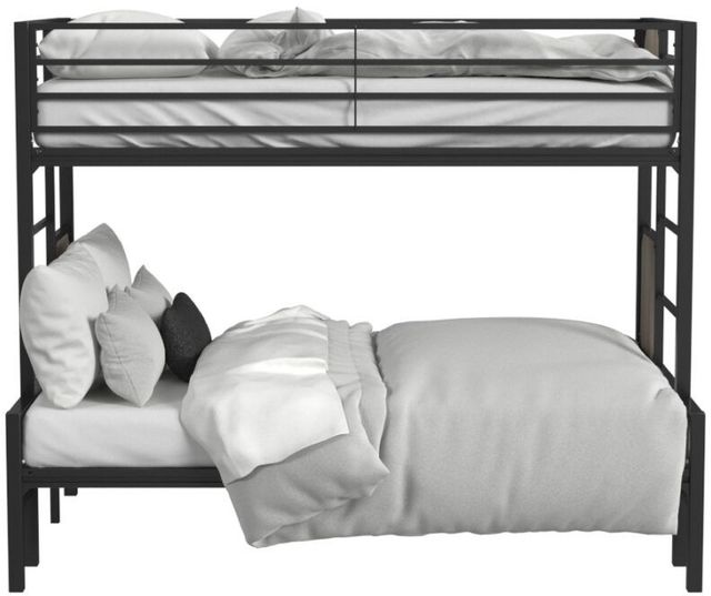 Intercon Midtown Youth Black/Ebano Youth Twin Over Full Bunk Bed-1