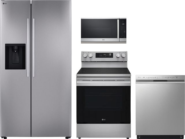 LG 4 Piece Stainless Steel Electric Kitchen Package-0