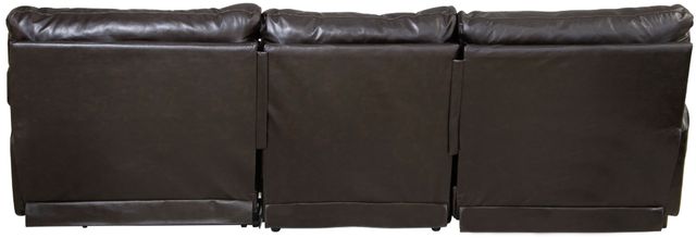 Catnapper® Como 3-Piece Chocolate Left Arm Facing Manual Reclining Sectional-4