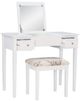 Linon Virginia 2-Piece White Vanity Set-3