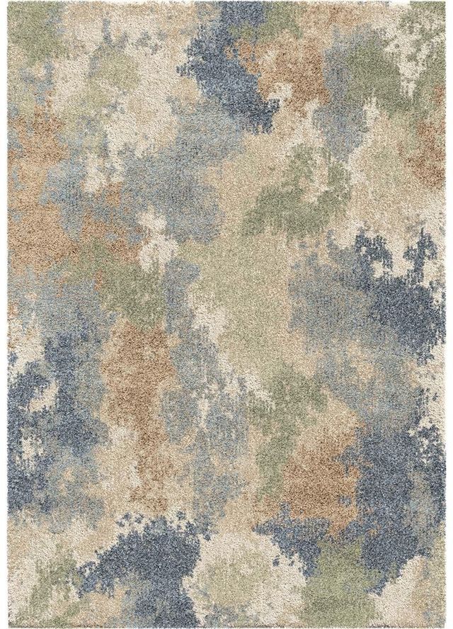 Orian Mystical Dreamy Muted Blue 5'3" x 7'6" Rug-0