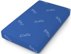 Rize Home 7.5" Hybrid Firm Smooth Top Full Youth Blue Mattress in a Box