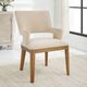 Uttermost® Aspect Beige/Pecan Dining Chair-1
