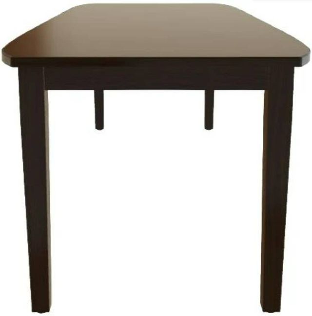 Mavin Customizable 72" Boat Extendable Dining Table with 2 Leaves-2