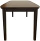 Mavin Customizable 72" Boat Extendable Dining Table with 2 Leaves-2