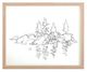 YHD Blurred Lines I Wall Art-0