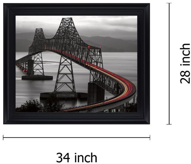 Classy Living Steel Glow Curve Wall Art-1