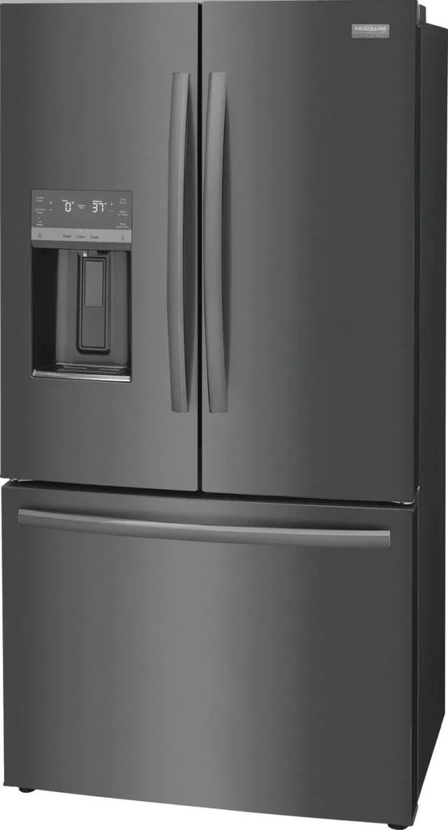 Frigidaire Gallery® 22.6 Cu. Ft. Smudge-Proof® Black Stainless Steel Counter Depth French Door Refrigerator-1