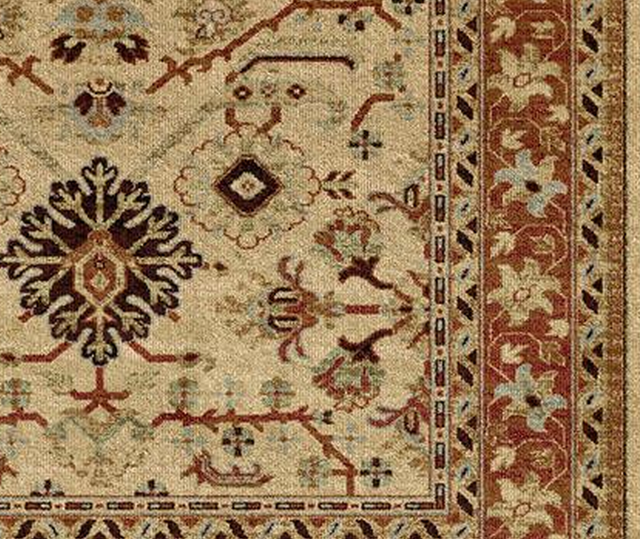Orian Aria Kashmir Bisque 7'10" X 10'10" Rug-1