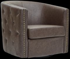 Signature Design by Ashley® Brentlow Granite Swivel Accent Chair
