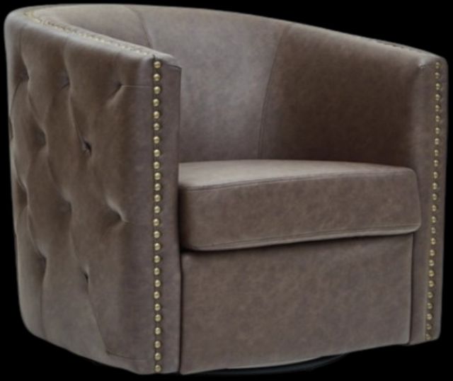 Signature Design by Ashley® Brentlow Granite Swivel Accent Chair-0