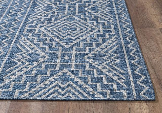 KAS Rugs Provo Blue Quinn 5'x8' Area Rug-1